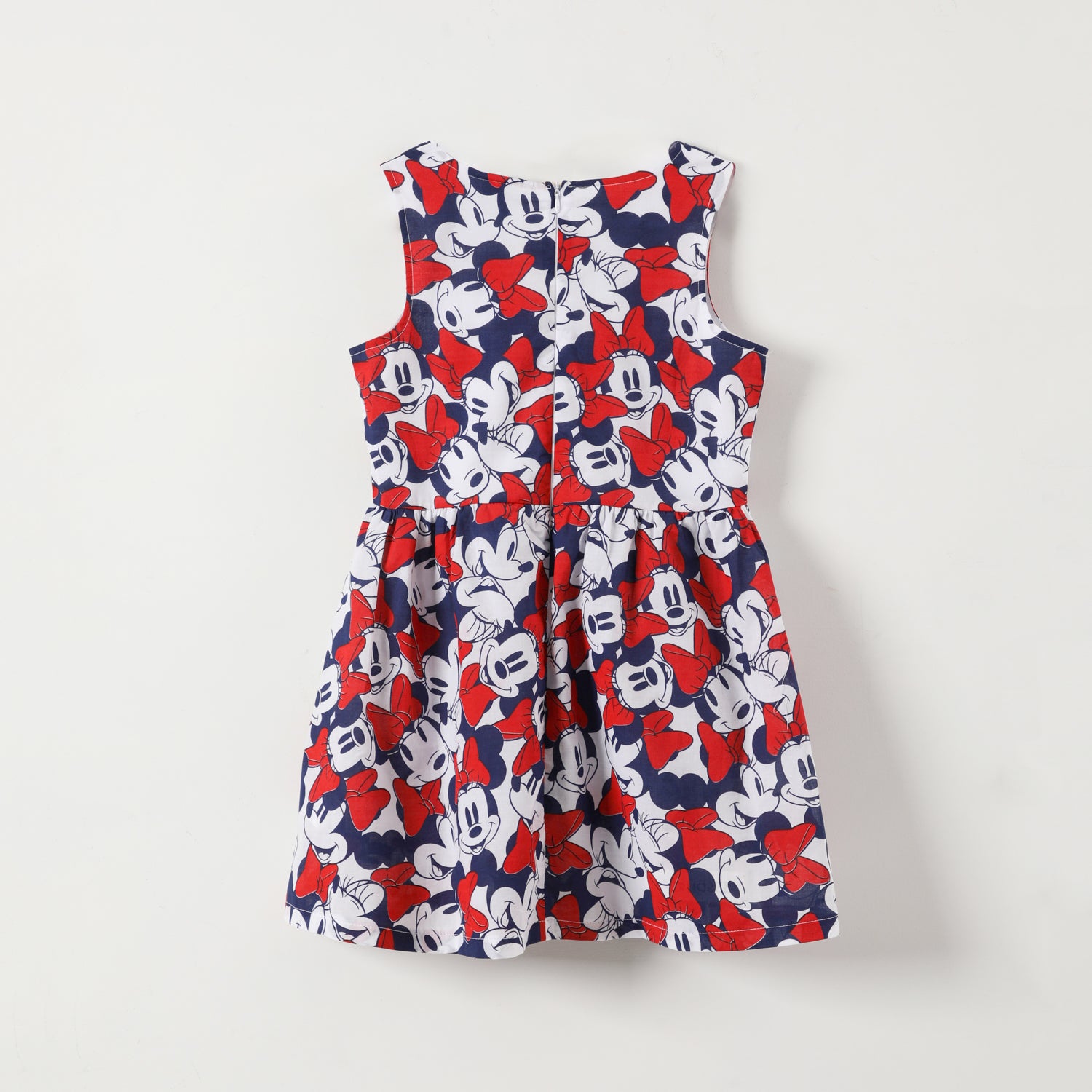 Vestido Niña Minnie Full Print Blanco Disney